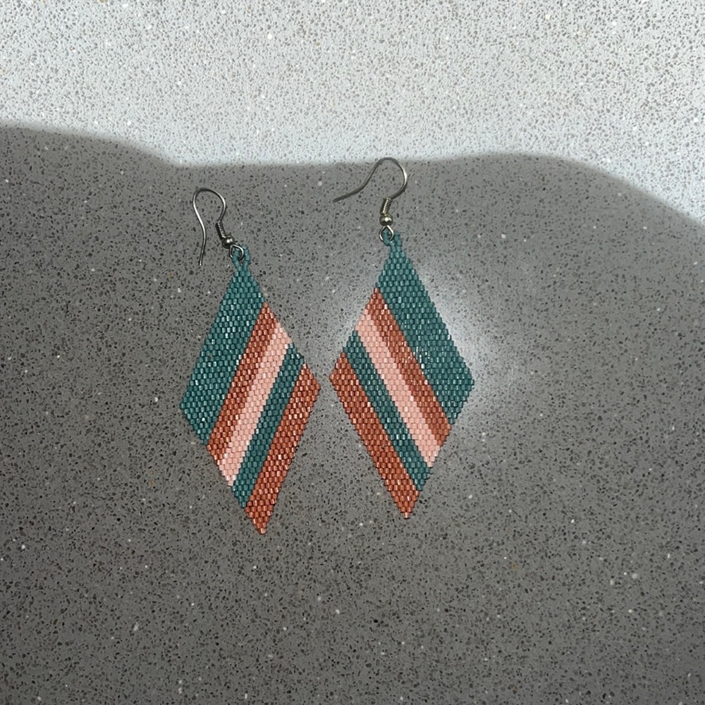 BEADED EARRINGS from INK & ALLOY